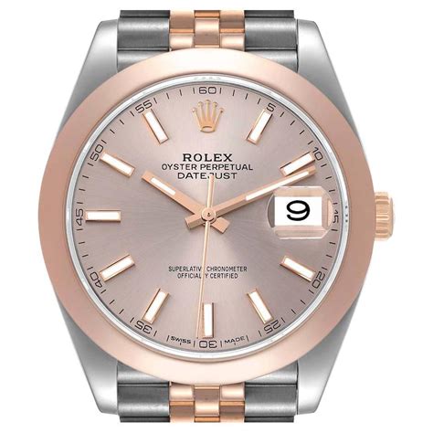 rolex date just acciaio quadrante rosa misure media|Rolex Datejust 41 18Kt Rose Gold Steel Factory Diamonds.